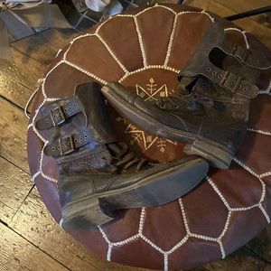 AllSaints combat leather Dimisi boots